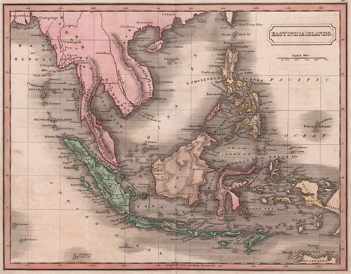 The Islands of the East Indies with the Channels between India, China & New Holland 1809